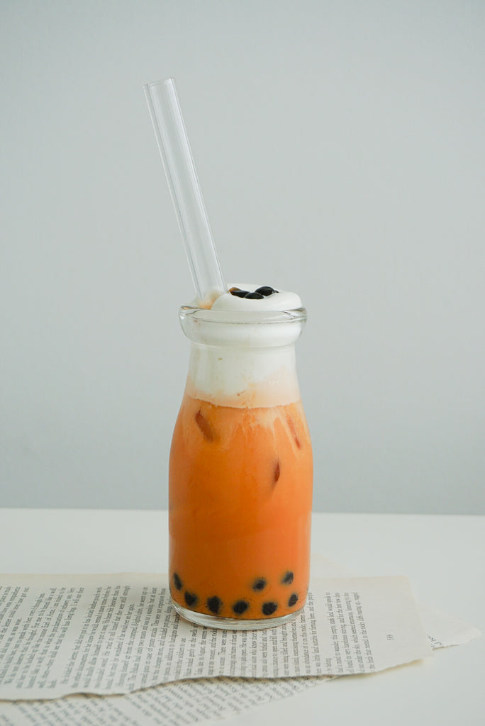Thai Milk Tea with cold foam